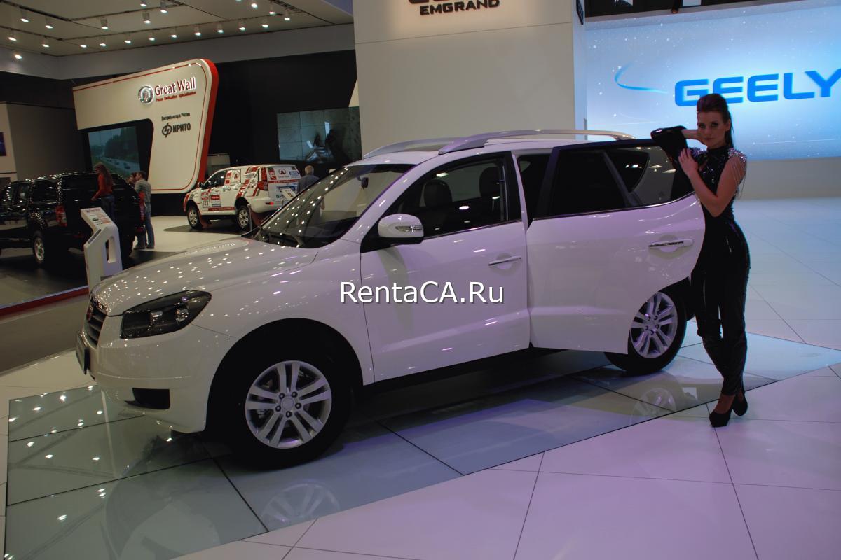 Китайские автомобили на выставке в Москве